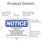 Signmission No Trespassing Keep Out Tidelands And Beaches OSHA Notice Sign, Aluminum, 10in W x 7in L, 2PK OS-2PACK-NS-A-710-L-14926 - alternate 2